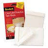 Scotch ScotchPad Label Protection Tape Sheets, 4" x 6", Clear, PK50 822-P